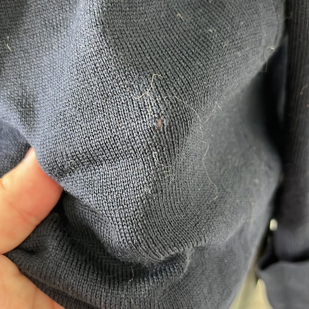 Burberry Merino Knit Piped Nova Check Turtleneck Sweater - Picture 8 of 12